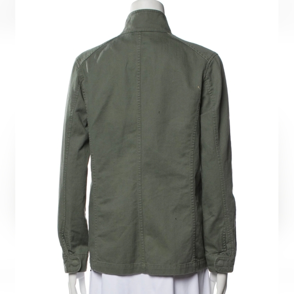 Vince Cotton Utility Jacket, Loden Green, Size Large 🆕 - Picture 3 of 12